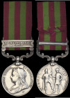 India General Service, 1895-1902, single clasp, Relief of Chitral 1895, engraved in serif caps (No WF/1870 Staff Sergt. W. E. Simpson Lahore District ...