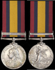 Queen’s South Africa, 1899-1902, single clasp, South Africa 1902, impressed (1231 Pte. Sarfroz Khan. 3rd Madras Lrs.), once lacquered, good very fine ...