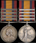Queen’s South Africa, 1899-1902, 4 clasps, Cape Colony, Orange Free State, Transvaal, South Africa 1902, impressed (1712 Sowar Fateh Sher Khan, 18th B...