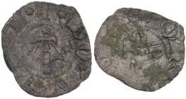 Bologna. Giovanni Visconti (1350-1360). Bolognino piccolo. CNI 731; Chim. 58; MIR (Emilia) 6. MI. 13.50 g. 14.00 mm. RRR. Estremamente raro. qBB/BB.