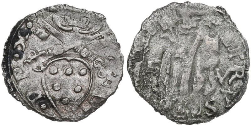 Foligno. Leone X (1513-1521), Giovanni De Medici. Quattrino. CNI 8/11; M. 127; B...