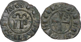 Messina. Federico II di Svevia (1197-1250). Denaro 1246. Sp. 139; Travaini 1993 42; D'Andrea 175. MI. 0.89 g. 15.50 mm. Bel BB.