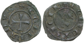 Messina. Corrado I di Svevia (1250-1254). Mezzo denaro. Sp. 157; Travaini 1993 53a; D'Andrea 198. MI. 0.36 g. 13.00 mm. R. Bel BB.