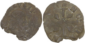 Napoli. Carlo II di Spagna (1665-1700). 3 cavalli (data illeggibile). P/R 71/77; MIR (Napoli) 309. AE. 1.78 g. 20.00 mm. BB.