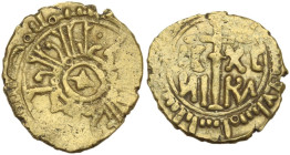 Palermo. Guglielmo I (1154-1166). Multiplo di tarì. Sp. 91; Travaini 1995 291; D'Andrea-Contreras (Normans) 326. AU. 1.56 g. 13.00 mm. BB+.
