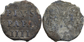 Roma. Pio IV (1559-1565), Gian Angelo de' Medici. Bolla. Ser. 249. PB. 42.42 g. 37.50 mm. R. qBB/BB.