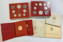 Roma - Città del Vaticano. Insieme di tredici (13) blister contenente monete commemorative e serie del vaticano. Sede Vacante 1978 500 lire, Sede Vaca...