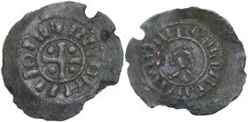 Venezia. Enrico IV o V di Franconia (1056-1125). Denaro. CNI tav. I, 11-15; Paol. 1. MI. 0.73 g. 18.50 mm. BB+.