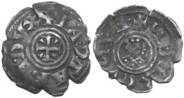 Venezia. Jacopo Contarini (1275-1280). Bianco scodellato. CNI 22; Paol. 3. MI. 0.35 g. 14.00 mm. RR. BB.