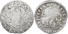 Venezia. Monetazione anonima per la città di Venezia e tutto il dominio. Dieci gazzette o lirone, Legge del 5 gennaio 1571. CNI tav. XL, 7; Paol. II 7...