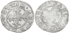 Venezia. Marc'Antonio Memmo (1612-1615). Soldino. CNI tav. III, 9; Paol. 17. AR. 0.58 g. 14.00 mm. Bel BB.