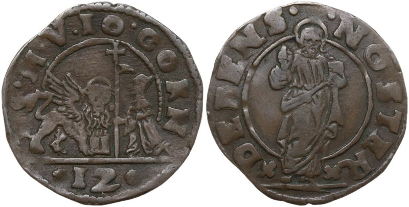 Venezia. Giovanni Corner I (1625-1629). Soldo da 12 bagattini. CNI VIII, 4; Paol...