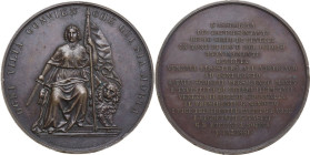 Venezia. Governo Provvisorio (1848-1849). Medaglia Per l’11 Aprile 1849 data che sancisce la resistenza all’Austria e conferisce i pieni poteri al pre...