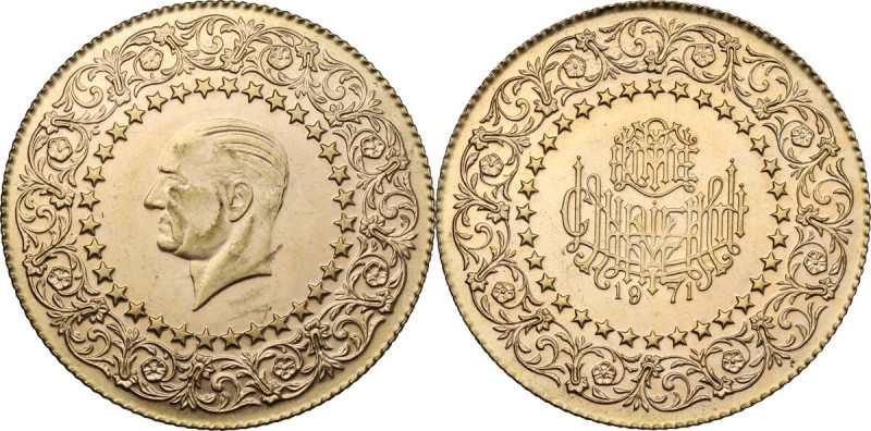 Turkey. Kemal Atatürk (1923-1938). 100 Kurush 1971. KM 874; Fried. 96. AV. 7.02 ...