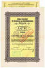 AG für Verwertung von Kartoffelfabrikaten BERLIN. Aktie über 1000 Mark Dezember 1922 Großformat mit Kupons GEB