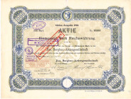 ILSE Bergbau-AG Grube Ilse N.-L. Aktie 1000 Mark 1.Mai 1920 RB GEB