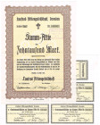 Laufrad AG, Dresden Aktie über 10 000 Mark Mai 1923. Früher Versuch der Herstellung und des Vertriebes von Laufrädern, die an den Füßen befestigt werd...