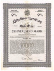 3 teils seltene Stadtanleihen aus Mitteldeutschland: Erfurt 10 000 M 1.1.1923 mit Grafik von Alfred Hanf im Unterdruck, Leipzig 5000 M 13.2.1923 mit K...