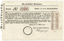 Amberg Hausverlosung mit allerhöchster Bewilligung 1815 WGB