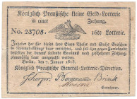 Berlin Los Januar 1813 GEB