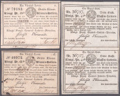Berlin 4 Lose Doppelstück (a,b) 1820, 1823 (c), 1830 (d) GEB-FKF