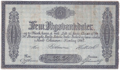 Braunschweig Los 5 Rigsbankdaler 1862, Ausgabe für Dänemark