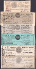 Frankfurt Sammlung 12 Lose und 3 Ziehungslisten 1819-1871 SGB-FKF