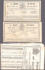 Kassel 2 Lose und Ziehungsliste 1840-46 GEB-WGB