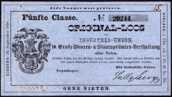 Kopenhagen Los 1858 Riß WGB