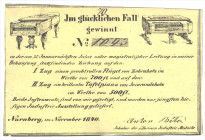 Nürnberg Los 1840 Anton Dominikus Biber (1797-1863) WGB+