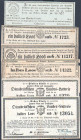 Osnabrück 6 Lose 1819-1867 teils kleine Rf. GEB-VZL