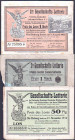 Berlin 3 Lose verschiedener Vereine der Bahnbeschäftigten 1907,1911,1913 GEB-SGB