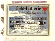 Berlin Los Deutsche Schiffbau-Ausstellung 1908 VZL+