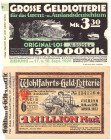 Berlin 2 Lose 1922 und 1926 Vereinigung für deutsche Siedlung und für das Grenz- und Auslanddeutschtum WGB-FKF