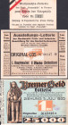 Bremen 3 Lose 1914, 1926, 1935 VZL-KFR