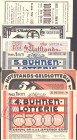 Dresden 5 Lose und Werbeblatt Genossenschaft deutscher Bühnenangehöriger, Sächsischer Künstler-Hilfsbund 1918-1932 GEB-VZL+