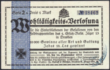 Dresden Los 1918 1.Ersatz-Batl. Jäger 13 KFR