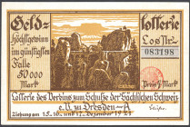 Dresden Los 1921 Verein zum Schutze der Sächsischen Schweiz FKF