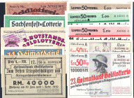 Dresden 72 alles verschiedene Lose 1907-1938 -Listung siehe PDF-Katalog- fast durchweg gute bis hervorragende Erhaltungen