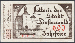 Finsterwalde Los zur 600-Jahrfeier 1936 nach einem Entwurf von Bruno Hartnick WGB