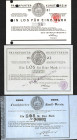 Frankfurt a.M. 3 Lose Frankfurter Kunstverein 1909, 1921, 1931 1x Riß, 1x Klebung, sonst WGB-FKF