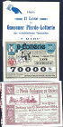 Gnesen 2 Lose & Losbrief 1904 und 1913 GEB-FKF