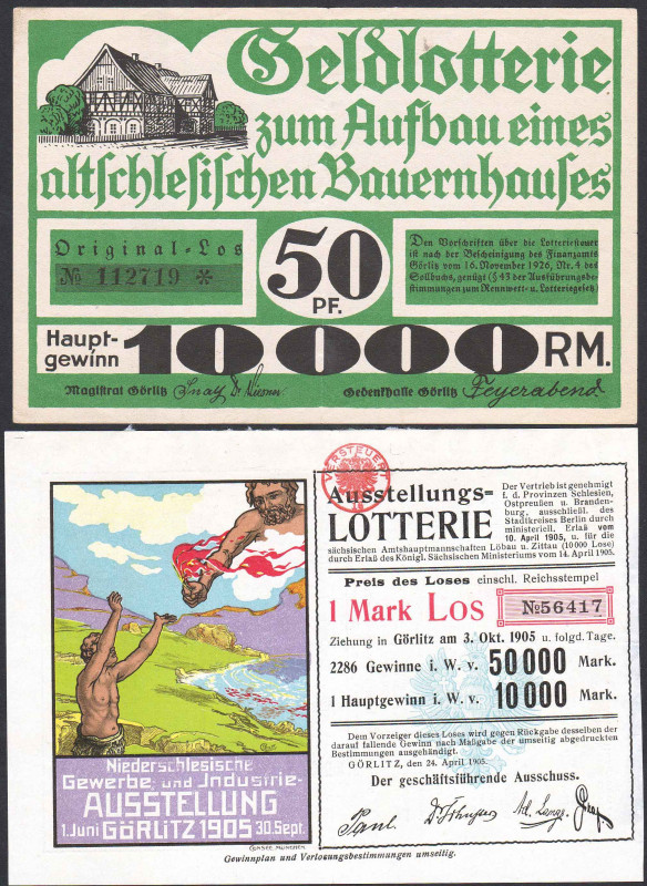 Görlitz 2 Lose 1905 und 1927 VZL