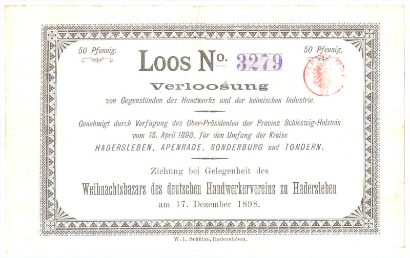 Hadersleben Los 1898 GEB