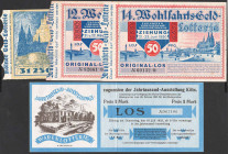 Köln 4 Lose GEB-VZL+