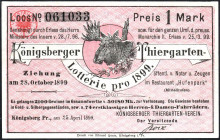 Königsberg Los 1899 WGB