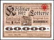 Köslin Los 1912 VZL