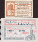 Ludwigshafen 2 Lose 1900, 1925 WGB-VZL