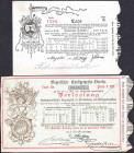 München 2 Lose 1876 und 1882 Rf.GEB/VZL
