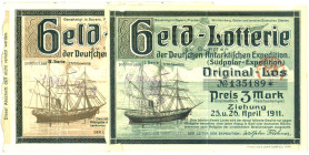 München 2 Lose 1911 und 1912 Deutsche Antarktische Expedition Wilhelm Filchner GEB